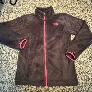 The North Face Girls' Jacket - Black and Pink